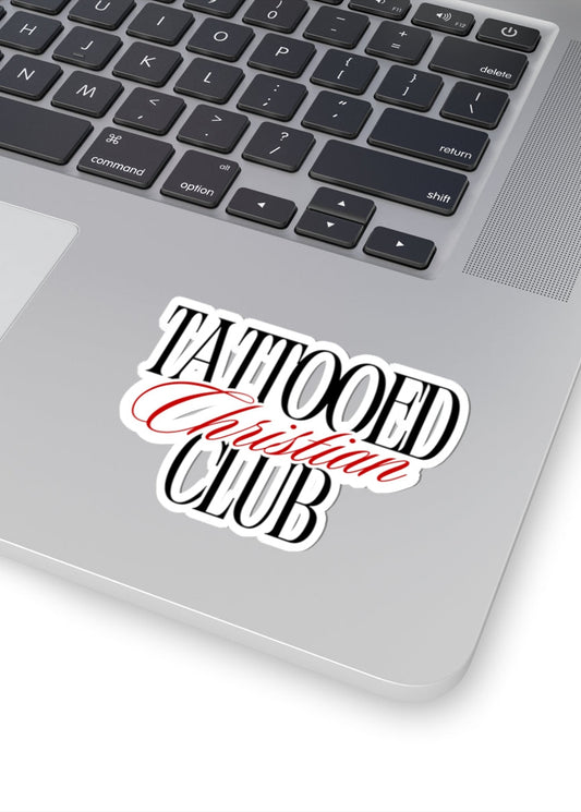 Tattooed Christian Club Sticker